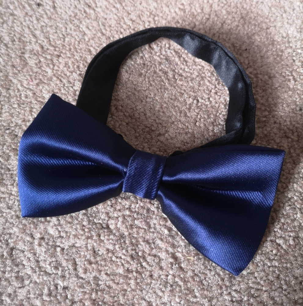 Brand New Elegant Royal Blue Bow Tie